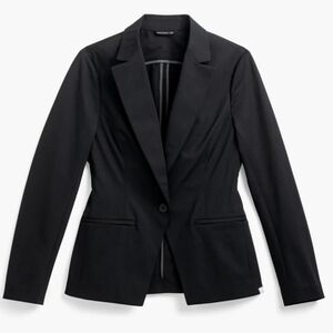 MINISTRY OF SUPPLY Women's Black Kinetic Tailored Blazer Size 6 NWT $295
